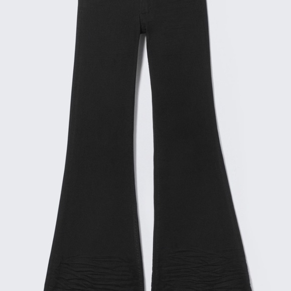 Cheap Monday Super Low Waisted Flare Jeans - Picture 3 of 4